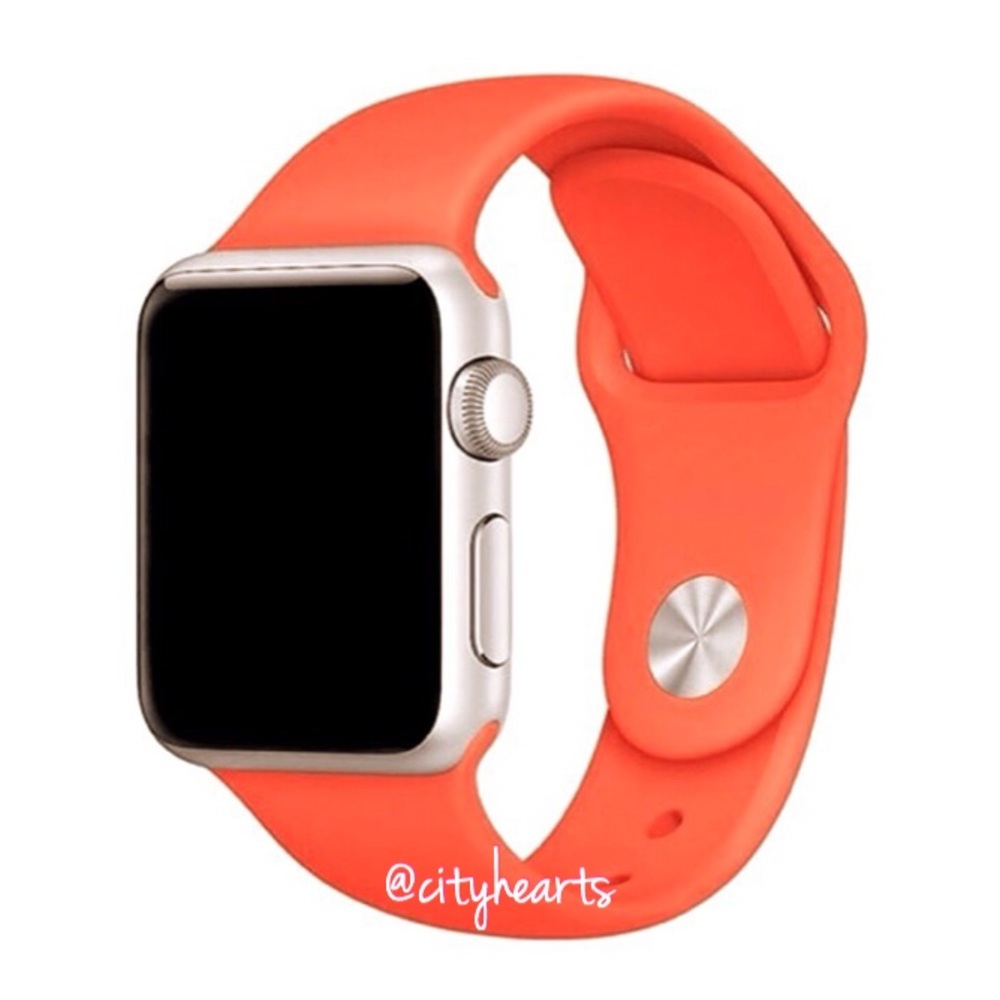 NEW Spicy Orange Apple Watch Sport Band